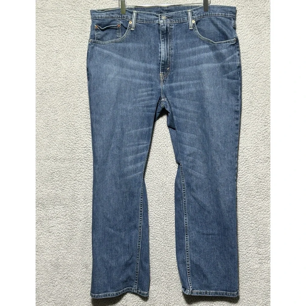 Levis 559 Relaxed Straight Leg Jeans Men 40x30 Blue Denim Cotton Dad‎ Jeans (2)